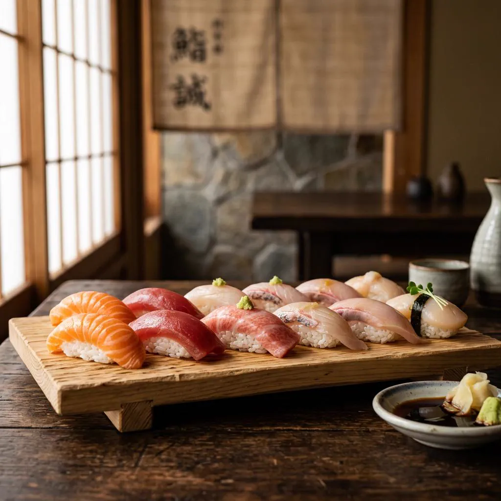 Assortiment de sushis premium